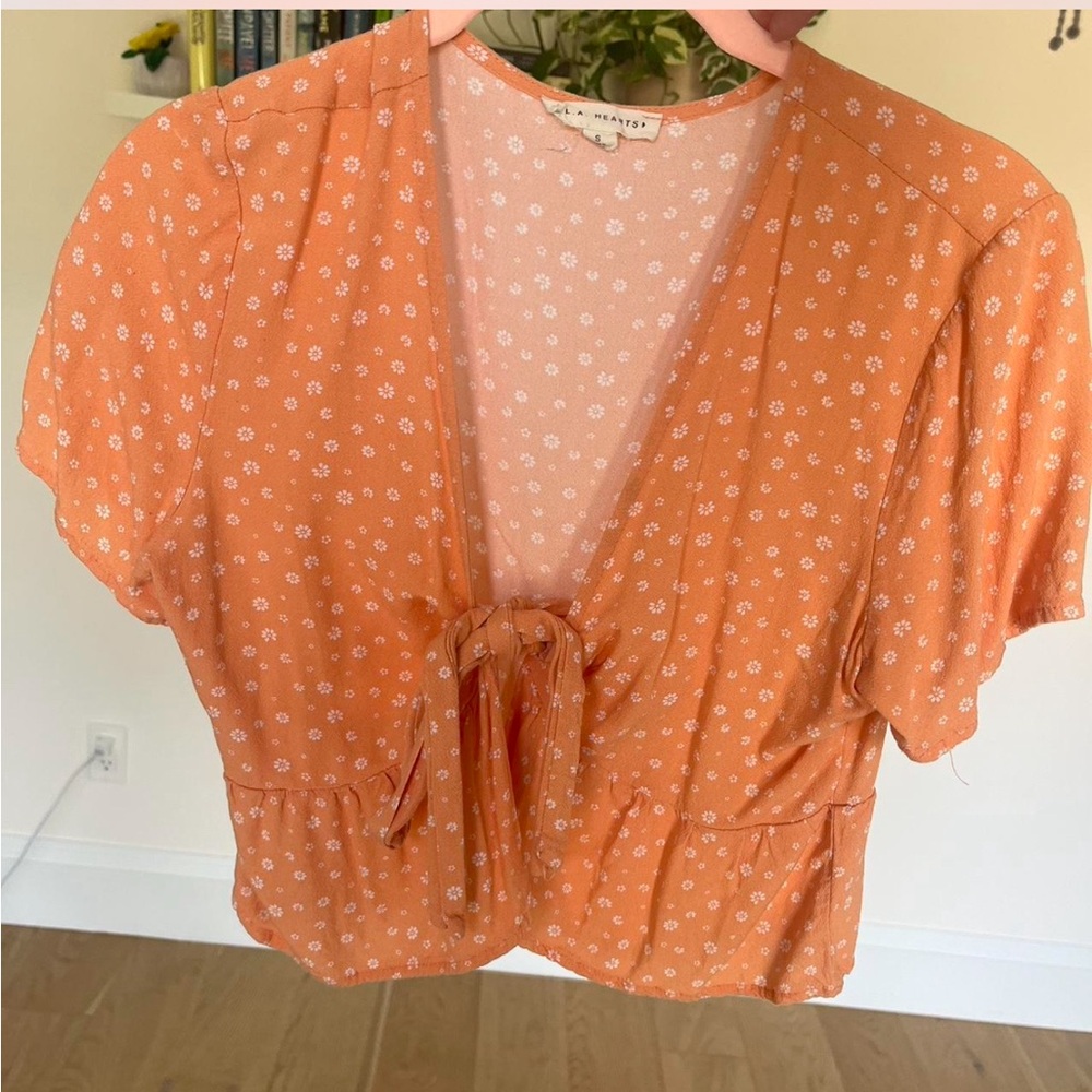 Pacsun tie up top